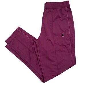 Nike Mens NikeCourt Heritage Tennis Pants Sangria Purple FN7397-610 Size S NEW